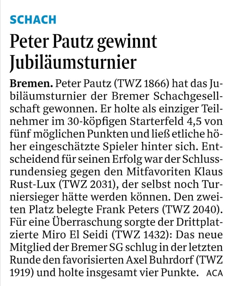 Jubiläumsturnier