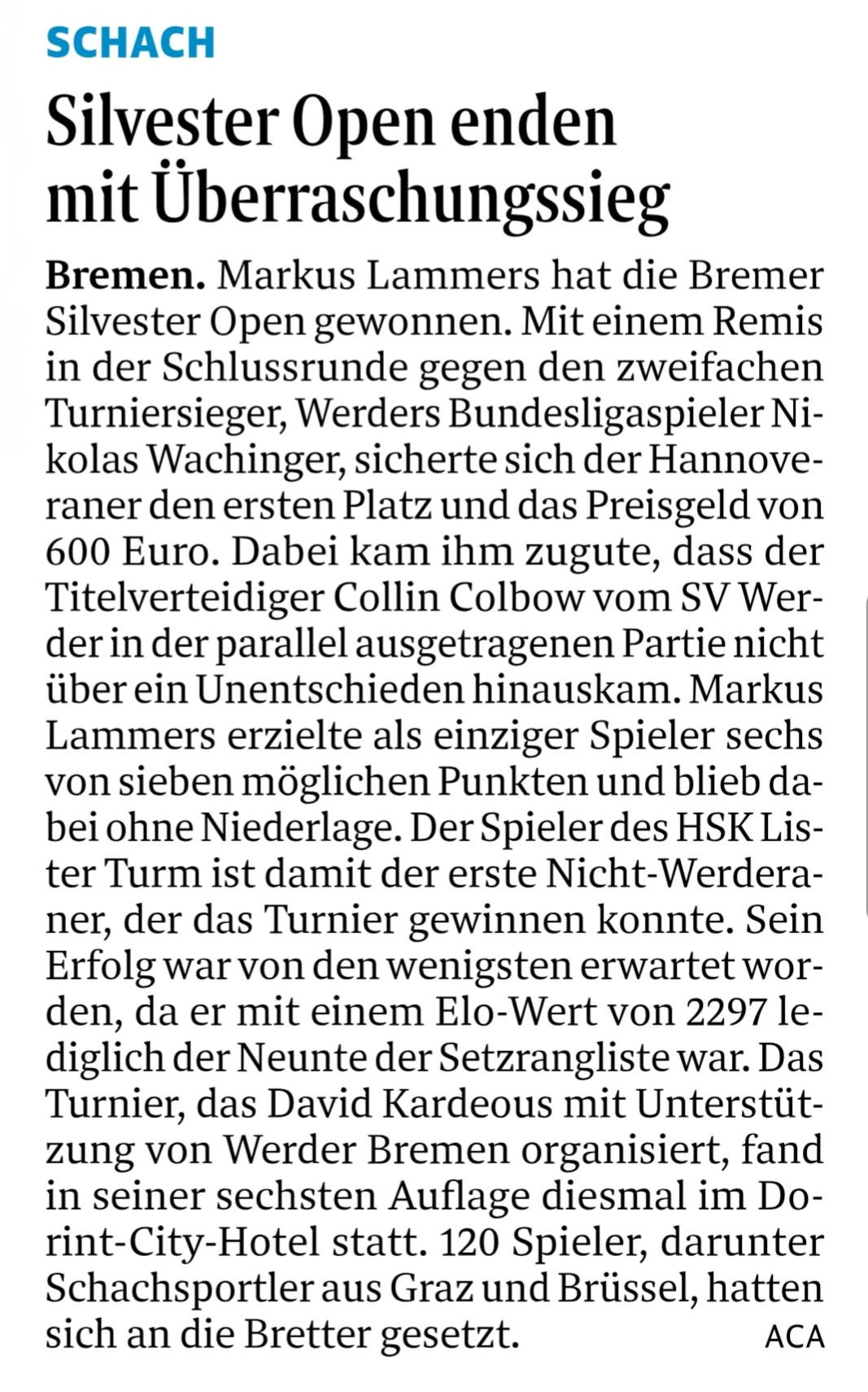 Silvester open